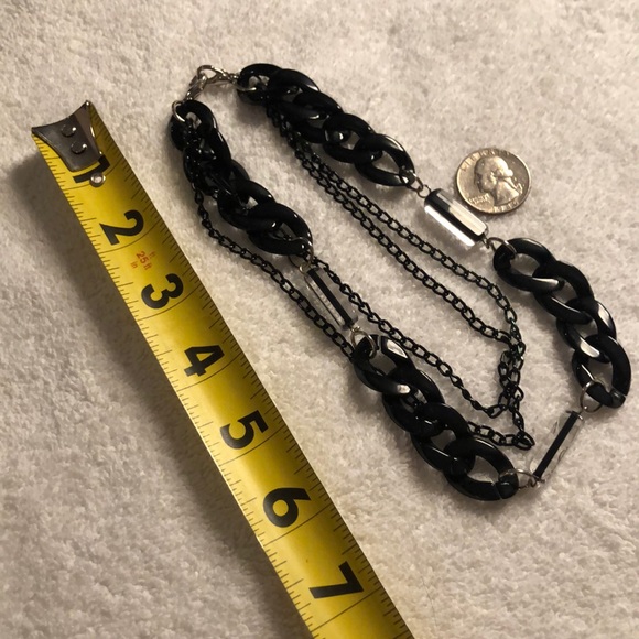 Jewelry Black Plastic Chain Necklace Poshmark